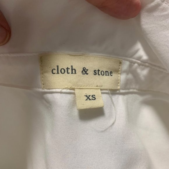 Cloth & Stone Lynden Chambray Split Back Top XS - Picture 8 of 11